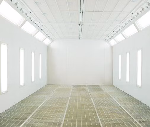 Couleur personnalisée 5,5 kw EPS ou laine de roche ou PVC cabine de pulvérisation d'occasion à vendre cabine de peinture en aérosol/Machine de peinture de carrosserie de voiture